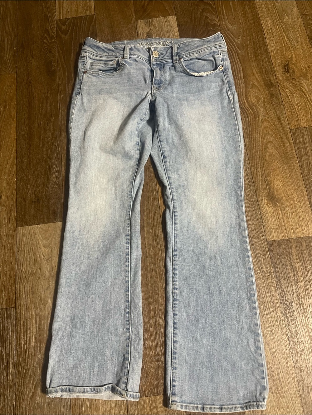 American Eagle Outfitters Light Wash Flare Jeans